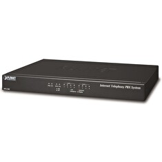 Planet IPX-2100, IP PBX, SIP Proxy, 2x slot pro moduly, IVR, 100/30 uživatelů, DID, BLF, FAX, Skype-SIP, VPN, CZ