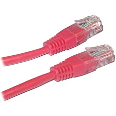 XtendLan Patch kabel Cat 5e UTP 3m - červený