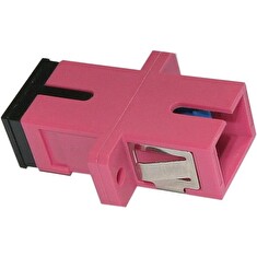 XtendLan SC-SC simplex adapter MM, OM4, fialová, do optických rozvaděčů