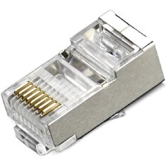 XtendLan Konektor STP RJ45 CAT5e, lanko, stíněný, kulatý, 50u