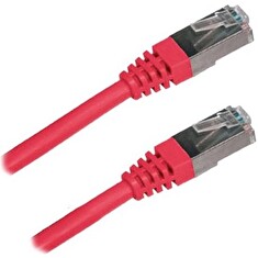 XtendLan Patch kabel Cat 5e FTP 0,5m - červený