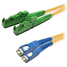 XtendLan FO patch E2000/APC-SC 1m 9/125 duplex, LS0H, G.652d