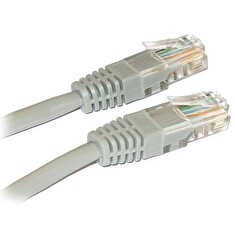 XtendLan Patch kabel Cat 5e UTP 1,5m – šedý