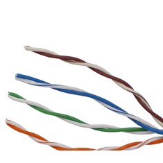 PLANET kabel UTP, drát, 4pár, Cat 5e, Planet Elite, Dca, 2404N03 (balení 100m)