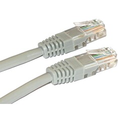XtendLan Patch kabel Cat 5e UTP 0,3m - šedý