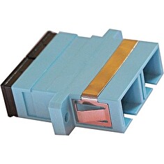 XtendLan SC-SC duplex adapter MM, OM3, azurová, do optických rozvaděčů