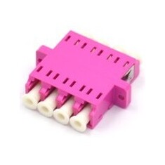 XtendLan LC-LC quad adapter, MM, OM4, fialová, do optických rozvaděčů