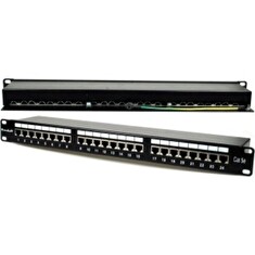 XtendLan Patch panel 19", 24 portů, stíněný, Cat5e