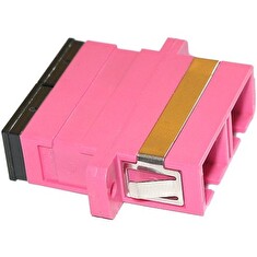 XtendLan SC-SC duplex adapter MM, OM4, fialová, do optických rozvaděčů