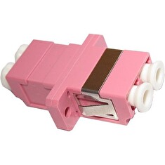 XtendLan LC-LC duplex adapter MM, OM4, fialová, do optických rozvaděčů
