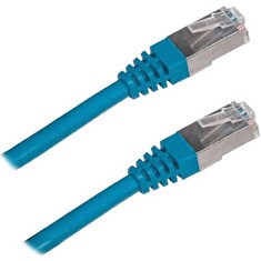 XtendLan Patch kabel Cat 6 FTP 0,5m - modrý