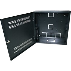 XtendLan Rozvaděč 540x150x550, černý, uchycení pro zařízení 19" (2U + 4U), na zeď