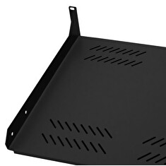 XtendLan Police 400mm, univerzal, 2U, 45kg nosnost, černá