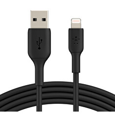 BELKIN kabel USB-A - Lightning, 1m, černý