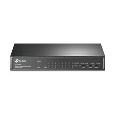 TP-Link switch TL-SF1009P, 9x 10/100Mbs RJ45, 8x PoE+ 65W, fanless
