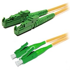 XtendLan FO patch E2000/APC-LC/APC 1m 9/125 duplex, LS0H, G.652d