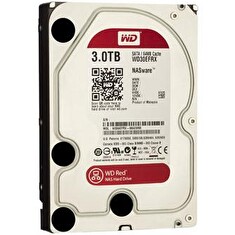 WDC WD30EFRX hdd 3TB použitý SATA3-6Gbps 5400-7200rpm 64MB RAID (řada RED pro NAS) 145MB/s