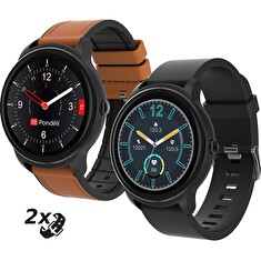 iGET FIT F60 Black - Chytré hodinky 1,3" IPS, 240x240 plně dotykový, BT5.0, 200 mAh, 128kB RAM, 256kB ROM
