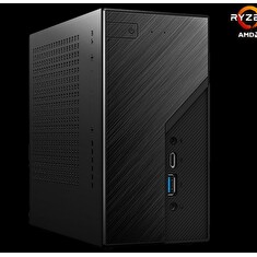 ASRock mini PC X300 1x AM4 APU(65W),2x SODIMM DDR4, 2xM.2+2x 2,5 SATA,1Gb LAN, HDMI, DP, VGA, 120W