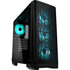 BitFenix skříň Nova Mesh TG / ATX / 4x120mm / USB 3.0 / RGB / tvrzené sklo / černá