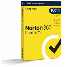 NORTON 360 PREMIUM 75GB CZ 1 uživatel pro 10 zařízení na 1rok_CZ box