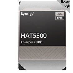 Synology HDD SATA 3.5” 12TB HAT5300-12T, 7200ot./min., cache 256MB, 5 let záruka