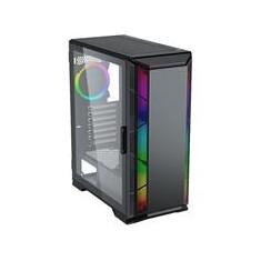 Eurocase MLG Space skrinka Full ATX, 2xUSB3.0, RGB LED, čierna, sklenená bočnica