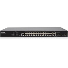 UNV Switch NSW5110-24GT4GP-IN / 24x 1000Mbps ports RJ-45/ 2x RJ-45/SFP/ 2x SFP/ 56Gbps/ 41.66Mpps