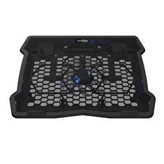 CANYON chladící podstavec NS02 pro notebook 10-15.6", LED podsvícení, 1x ventilátor, 340x265x30mm