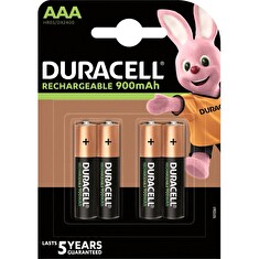 Duracell Rechargeable nabíjecí baterie 900mAh 4 ks (AAA)