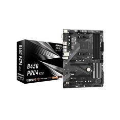 ASRock MB Sc AM4 B450 PRO4 R2.0, AMD B450, 4xDDR4, 1xDP, 1xHDMI, VGA