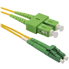 XtendLan FO patch LC/APC-SC/APC 1m 9/125 duplex, G.652d, LS0H
