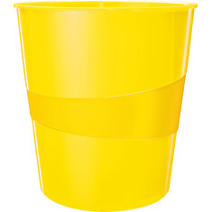 LEITZ Odpadkový koš WOW, žlutá