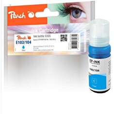 PEACH kompatibilní cartridge Epson No. 103/104, C13T00S240, C13T00P240, cyan 70ml