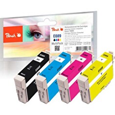 PEACH kompatibilní cartridge Epson T0895 MultiPack 1x Black, Cyan, Magenta, Yellow, 1x8,4 ml, 3x7,2 ml