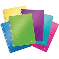 LEITZ Blok WOW A5, PP, linka, bílá