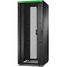 APC Easy Rack 800mm/42U/1000mm, with Roof, Side panel,castors,feet and 4 Brackets, No Bottom, black