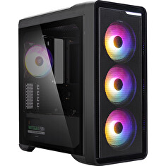 Zalman skříň M3 Plus RGB / Mini tower / Micro ATX / USB 3.0 / 2x USB 2.0 / RGB / průhledná bočnice