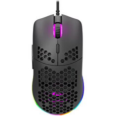 CANYON Herní myš drátová PUNCHER GM-11, až 4200 DPI, sensor Pixart PAW3519, makra, černá