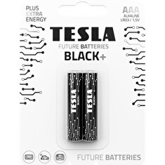 Tesla AAA BLACK+ alkalická, 2 ks