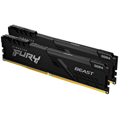 KINGSTON 32GB 2666MHz DDR4 CL16 DIMM (Kit of 2) 1Gx8 FURY Beast Black