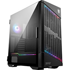 MSI skříň MPG VELOX 100P AIRFLOW/ bez zdroje/ levé temp. sklo/ 3x 120mm/ 1x 120mm ARGB/1x USB3.1 Type-C/2x USB3.0/ černá