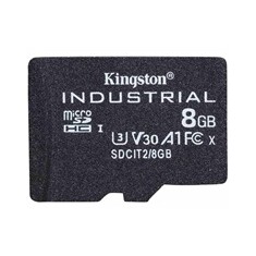 KINGSTON 8GB microSDHC Industrial C10 A1 pSLC Card Single Pack w/o Adapter