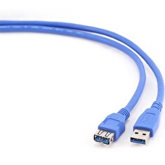 GEMBIRD Kabel USB A-A 1,8m 3.0 prodlužovací, modrý