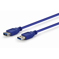GEMBIRD Kabel USB A-A 3m 3.0 prodlužovací, modrý