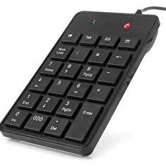 C-TECH klávesnice KBN-01, numerická, 23 kláves, USB slim black