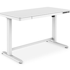 DIGITUS elektrický výškově nastavitelný stůl s USB nabíječkou a zásuvkou 120x60 cm
