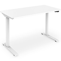 DIGITUS elektrický výškově nastavitelný stůl od 73 do 123 cm rozměr pracovní desky 120x60 cm nosnost 50 kg