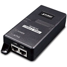 Planet POE-165 PoE injektor IEEE802.3at, 30W, 1G/2,5G/5G, na zeď