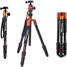 Rollei Stativ C5i + Hlava FPH-52Q/ Zátěž 8kg/ Vytažený 159 cm/ Oranžový